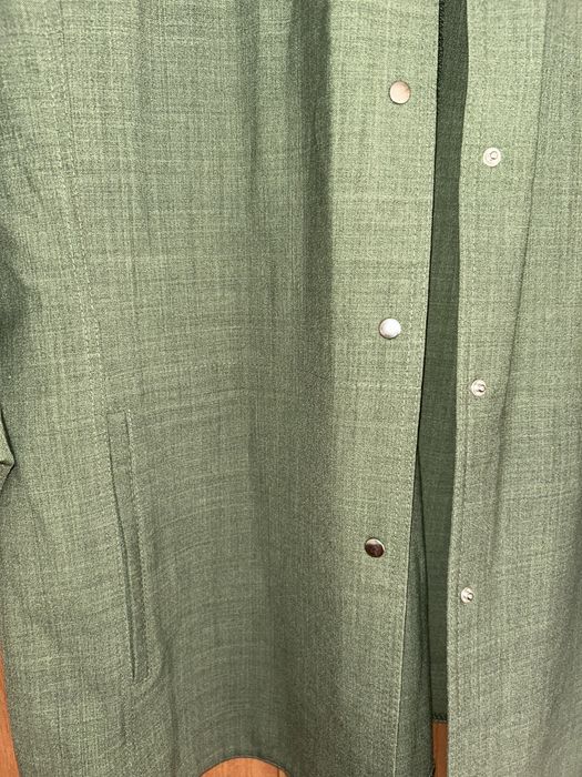 Camasa verde cu capse