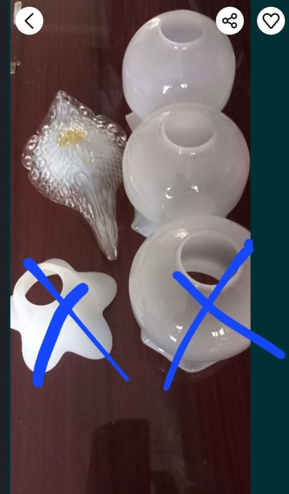 Стекло для люстры.плафоны