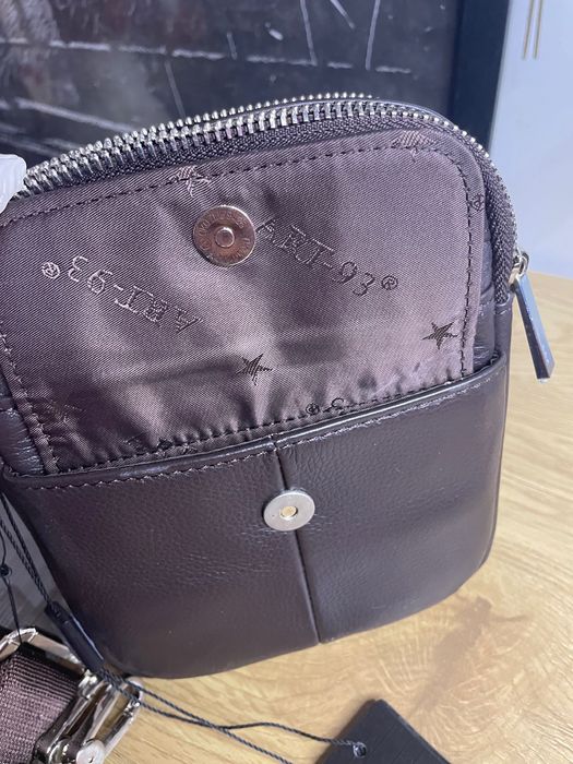 Мъжка чанта от естествена кожа НОВА!!!