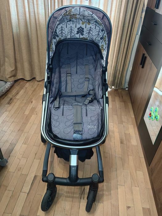 Комбинирана бебешка количка 3 в 1 Cosatto - Giggle Trail, Fika forest