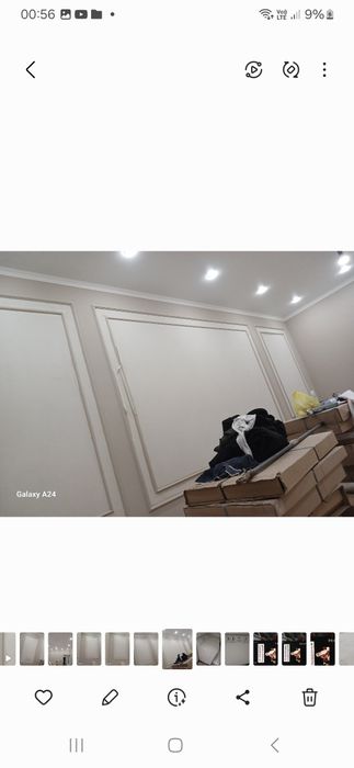 Обой Шпаклёвка жұмысы