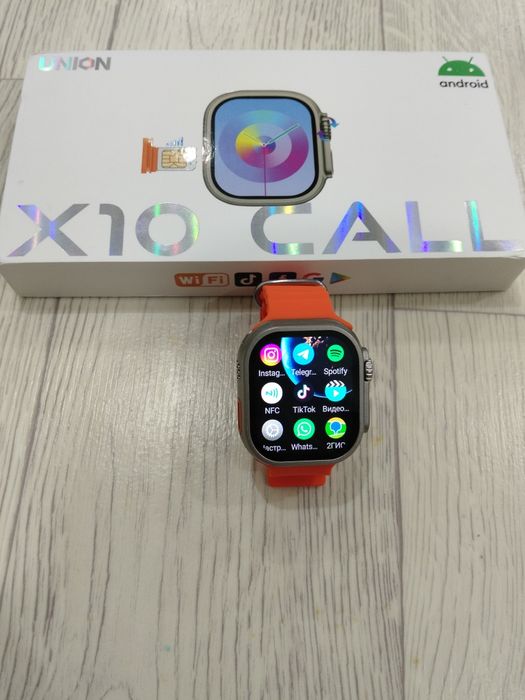 Смарт часы X10, Wi-Fi, Android