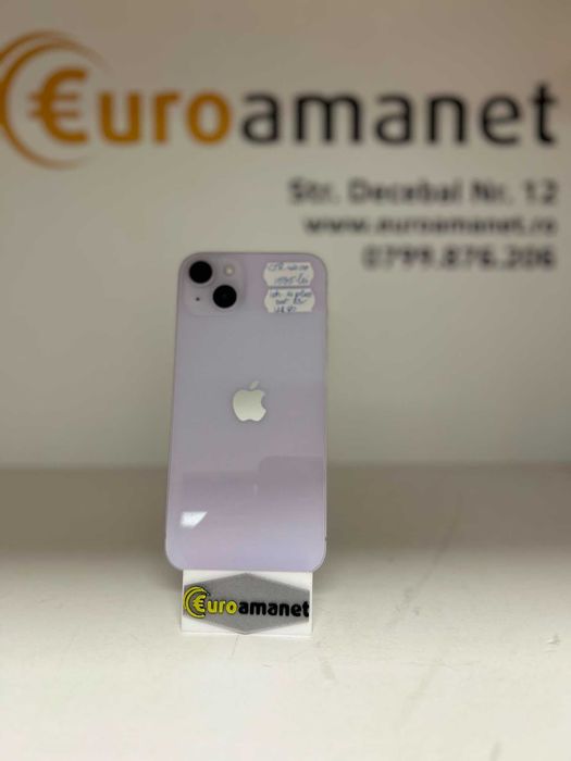 Telefon mobil Apple iPhone 14 Plus, 128GB, 5G, Purple,83% bat. -D-