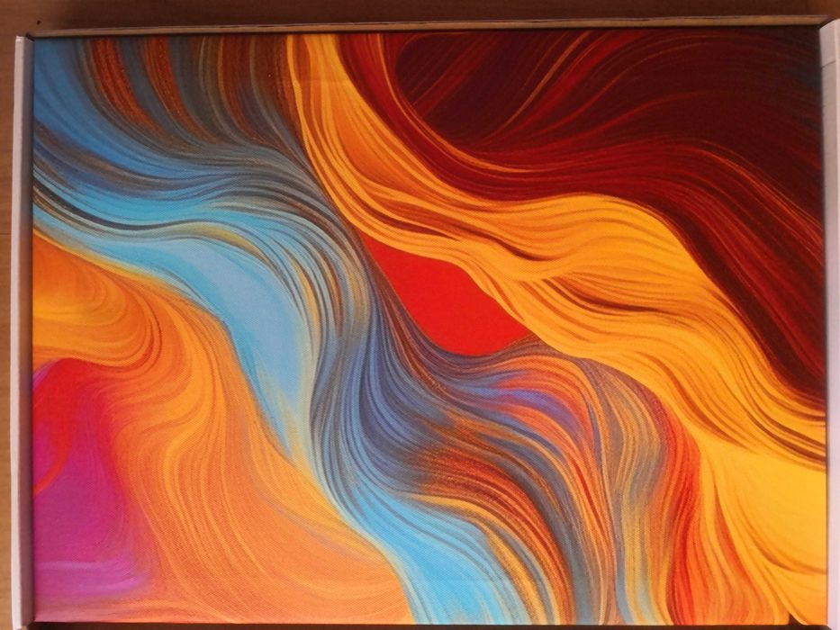 Tablou Iqos arta AI 10 ani aniversar