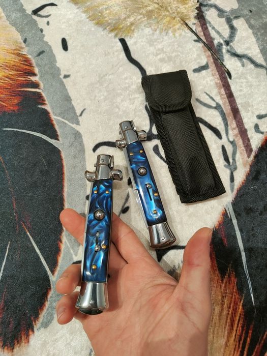 Stileto Cuțit Italian briceag vânătoare 24cm + husa