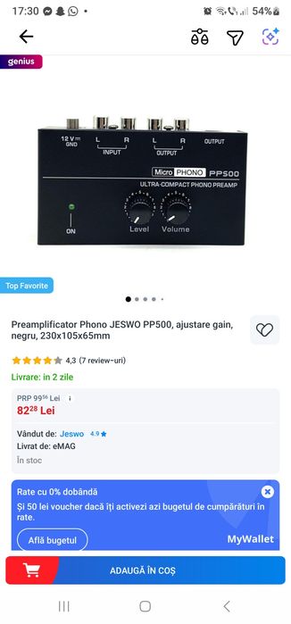 Pickup Sony PS FL77 (citiți cu atenție descrierea)