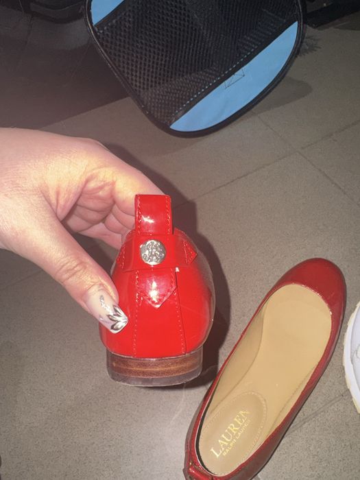 Balerini Ralph Lauren piele