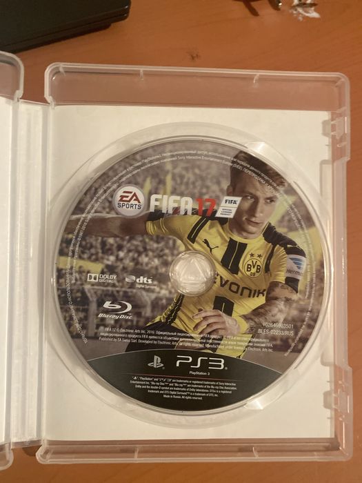 Фифа12,фифа17 для пс3 в идеальном состоянии