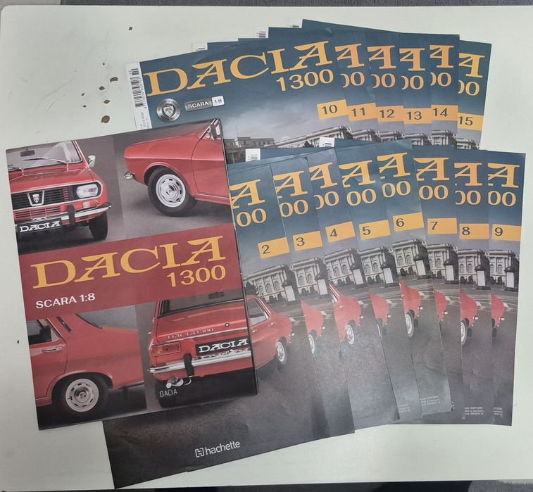 colectia DACIA 1:8, Hachette