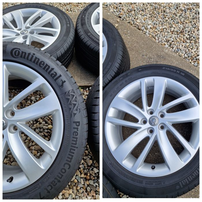 Roti/Jante Opel Mokka anvelope vara 215 55 18 Continental