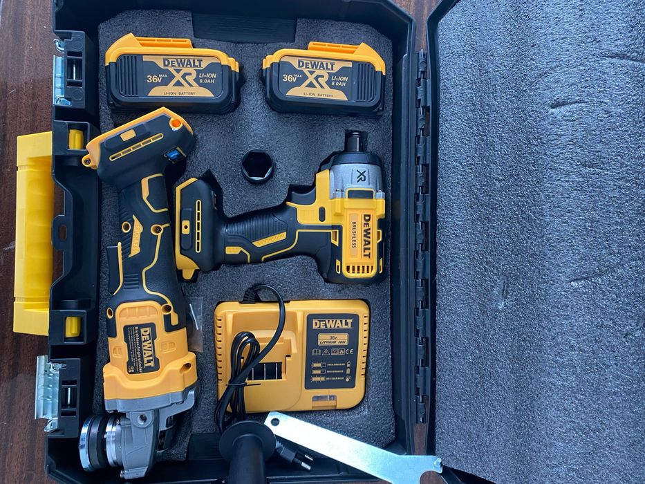 2в1 Акумулаторен Ъглошлайф и Гайковерт Dewalt 18V,36 V