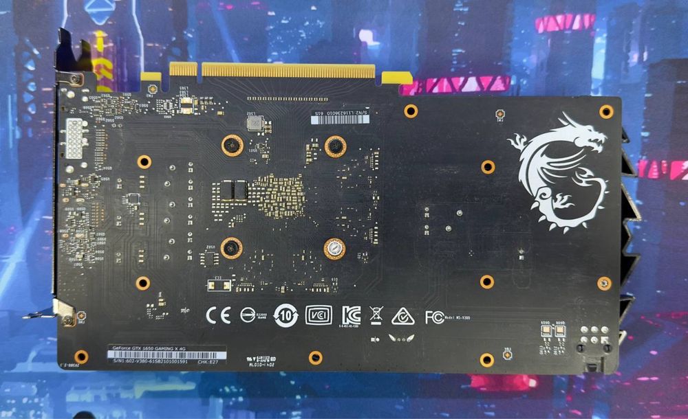 Видеокарта б/у MSI GAMING X GTX1650 4GB
