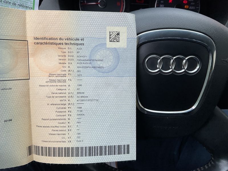 Audi A3 Sportback 1.6 TDIe Attraction 2011