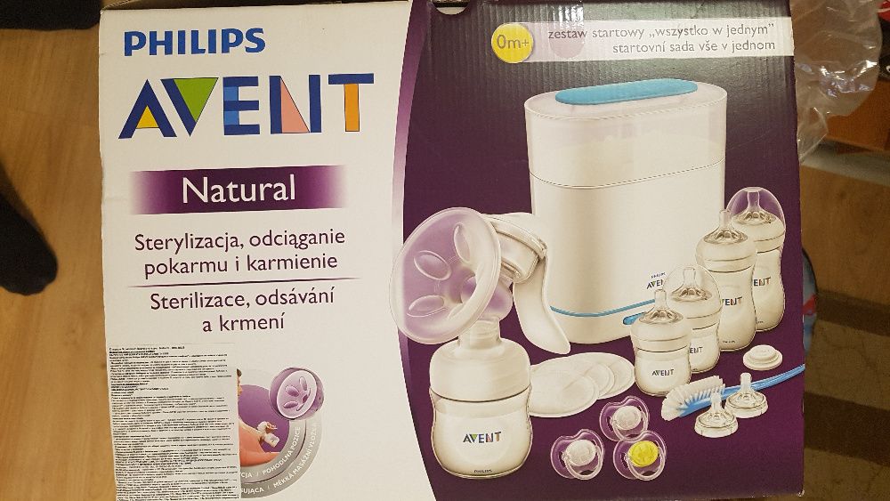 Стартов комплект вс в едно Philips-Avent Natural стерилизатор, помпа