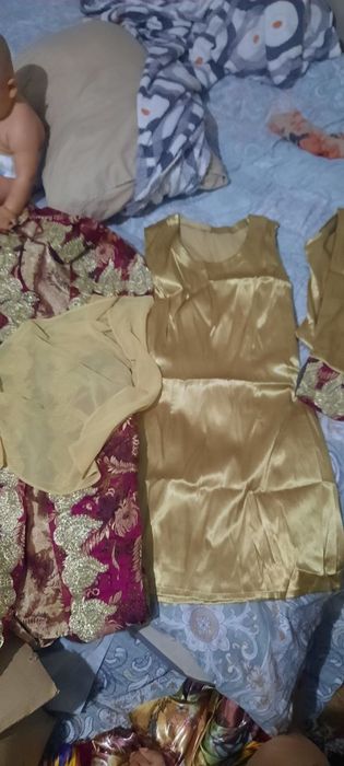 Келинлар учун сарпа кийимлар