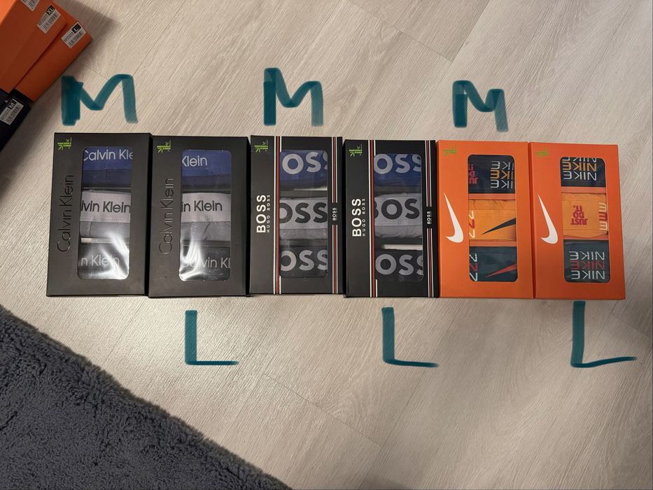 Boxeri - set 3 perechi 95% bumbac