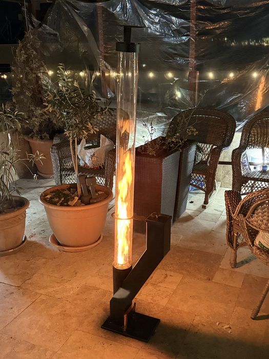 Sobă peleti 180 cm incalzitor terasa balcon premium