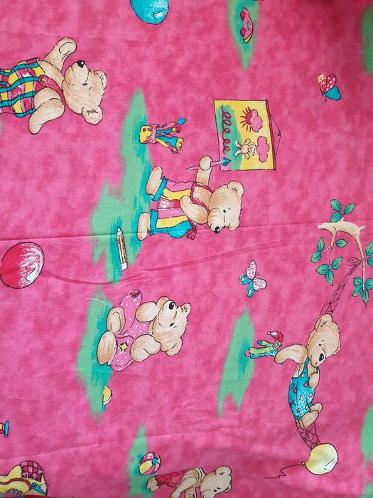 Намален от 137лв-Комплект чаршафи Сафари-животни за детско легло Памук