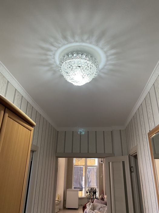 Люстры хрустальные потолочные