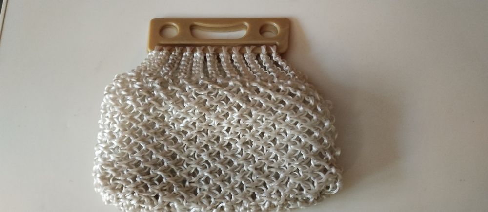 Плетена чанта за пазар от качествен сезал през 1980г