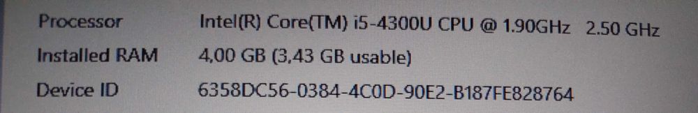 HP Elitebook 840 G1 intel i5 4GB RAM