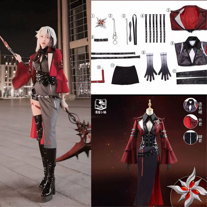 Косплей Арлекино геншин