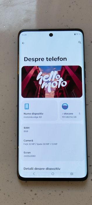 Telefon Motorola Edge 40 256 gb stocare 12 gb ram