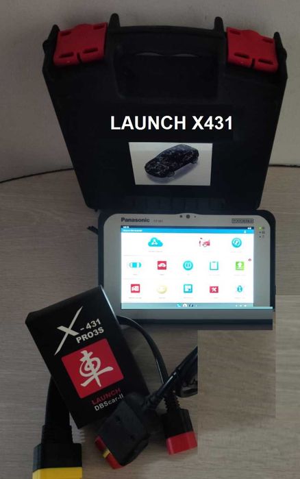 Tester Auto Launch X431 + Tableta Militara Panasonic i5 8/256Gb SSD 4G