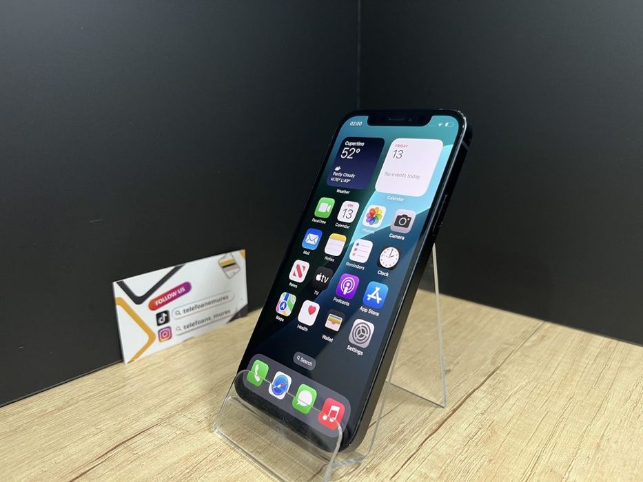 iPhone 12 128Gb Black Second-Hand Bun 3 ani garanție, Telefoane Mures
