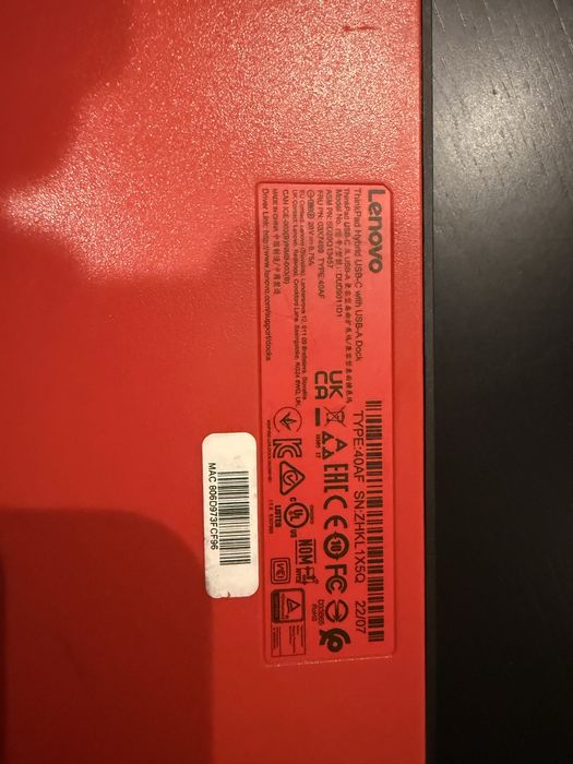 Lenovo Dock Usb-A
