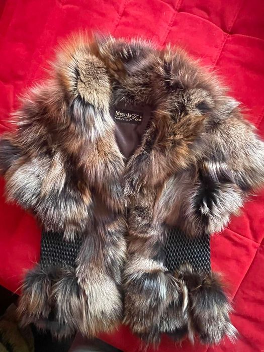 Предпразнична цена- Елек естествен косъм лисица