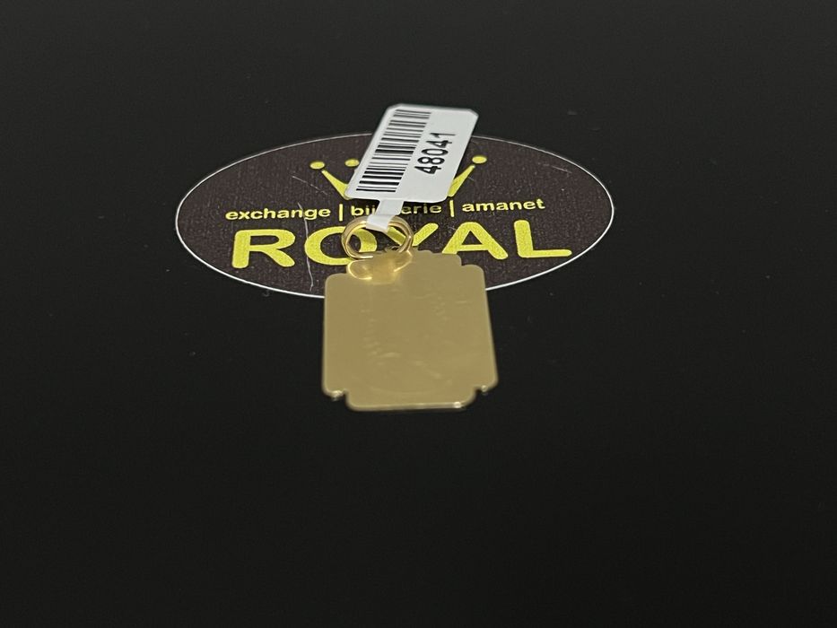 Bijuteria Royal CB: Pandant placa aur 18k 1,36gr