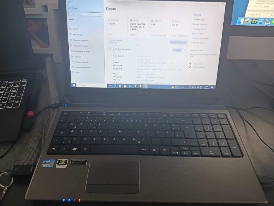 Laptop i5 acer windows 10 instalat