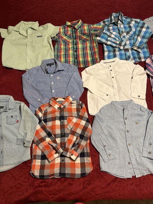 Camasi bumbac, ca noi, multicolor, petrecere, serbare, copii,  2-5 ani