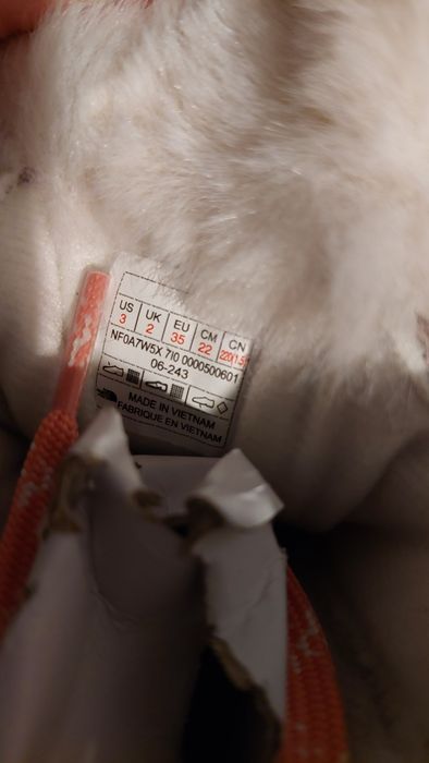 Ghete din piele imblanite The North Face