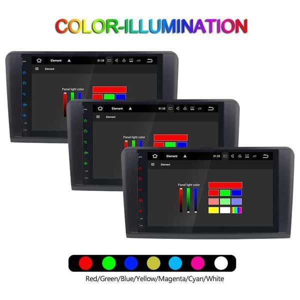 MERCEDES-BENZ W164 GL X164 9"2005-2012Андроид Навигация (MATTE), 90042