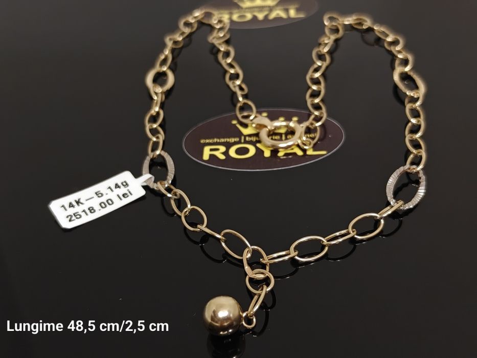 Bijuteria Royal: Lanț aur 14k/5.14 gr