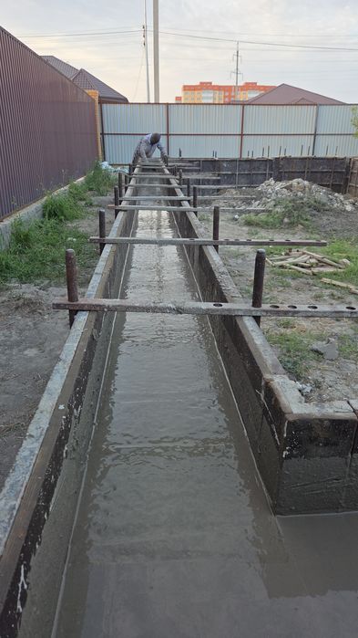 Заливка фундамента атырау