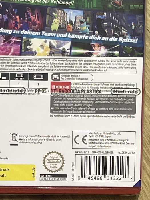 Jocuri Nintendo Switch2.    Pokemon AZ