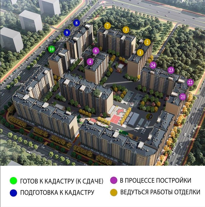 Кадастр бор уй Нурафшон ситида