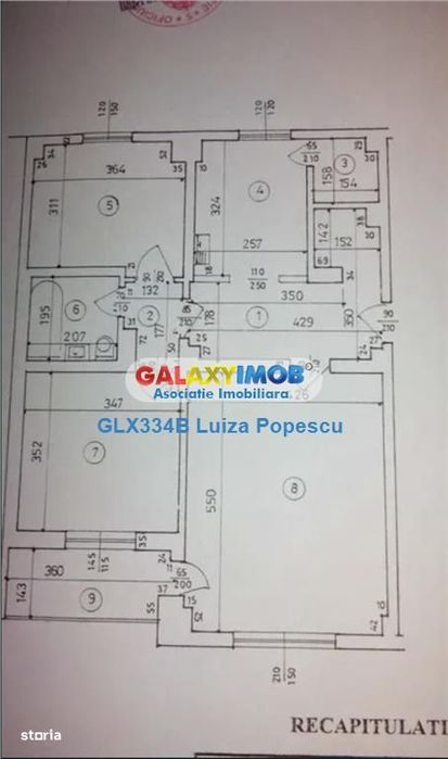 Apartament 3 camere 13 SEPTEMBRIE stradal et 2|8, centrala