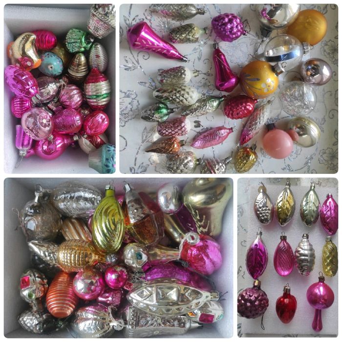 Шары на ёлку разнообразные