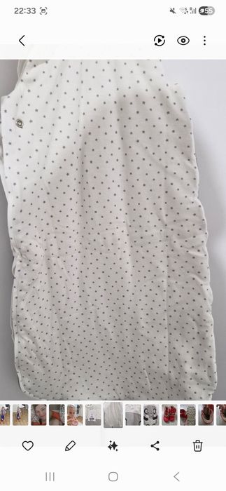 Sac de dormit si infasat 0-6 luni bumbac Nou