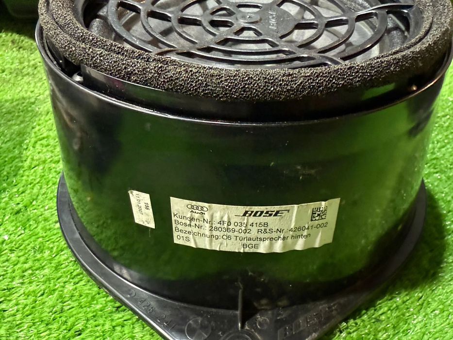 SUBWOOFER + BOXA X2 AUDI A6 C6 QUATTRO 2.7 DIESEL 2007 COD OEM 4F0035415B 4F0035381D 4F0035223G 2004-2011