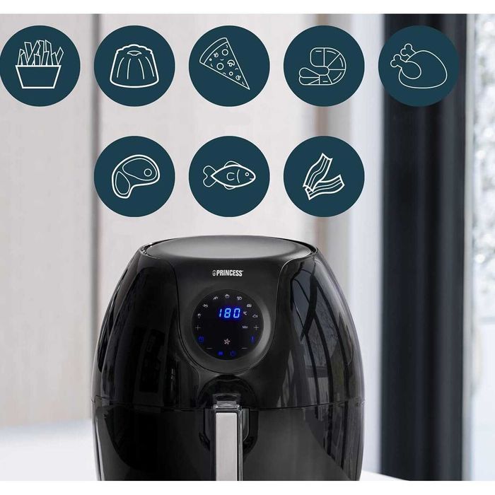 Уред за здравословно готвене Princess 182050 Aerofryer, 5.2л. 1700W