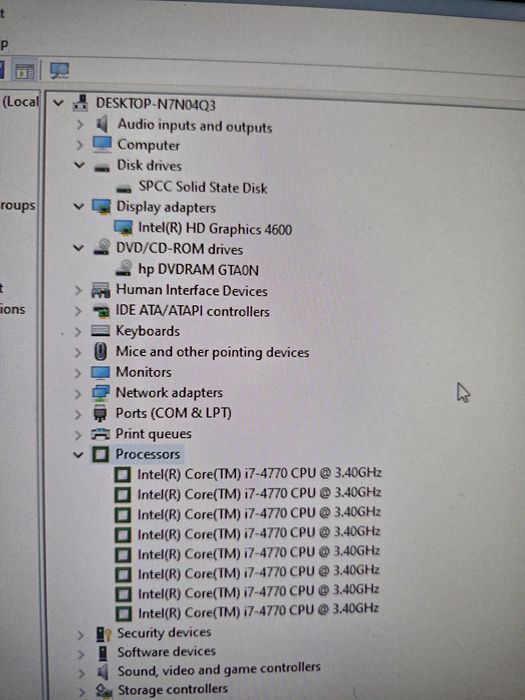 Desktop Hp Prodesk 600 G2 SFF  I7 16 giga ram