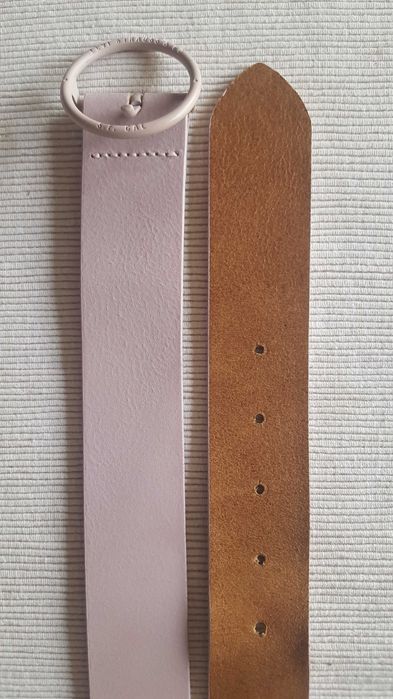 Curea din piele naturala LEVI'S - roz violaceu (marimea 85)