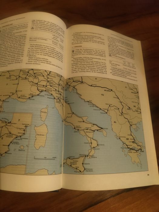 Атлас ADAC Германия.отпечатан през1981г.