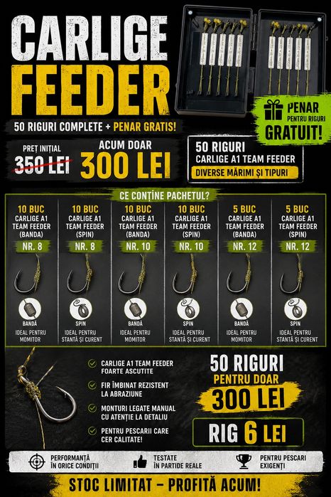 Carlige feeder pro