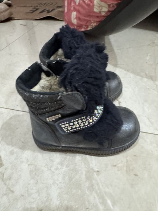 Зимний комбинизон в подарок ботинки